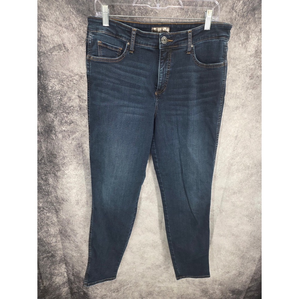 Kut from the Kloth Jeans Womens 12 Blue Diana Fab Ab Skinny Medium Wash Wardrobe